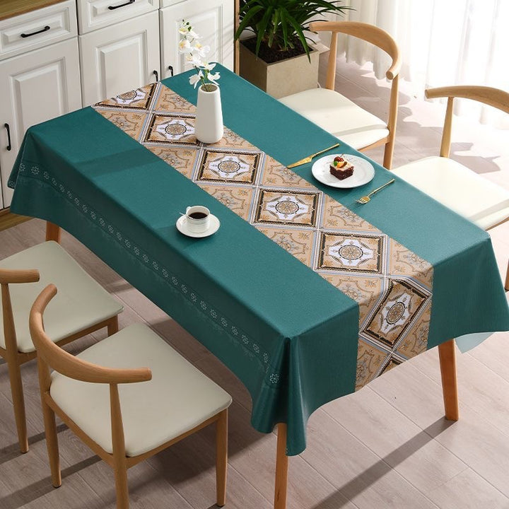 New waterproof, oil-proof, and heat-resistant tablecloth
