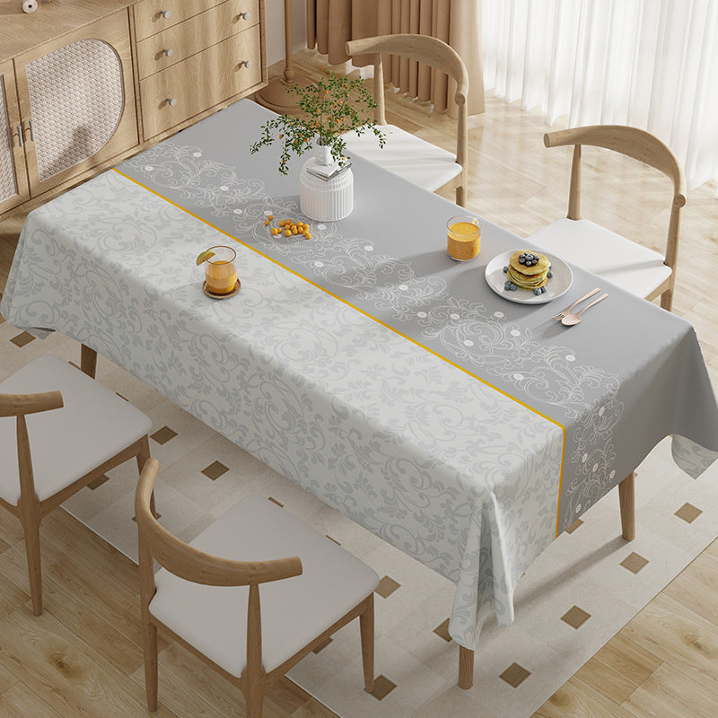 New waterproof, oil-proof, and heat-resistant tablecloth