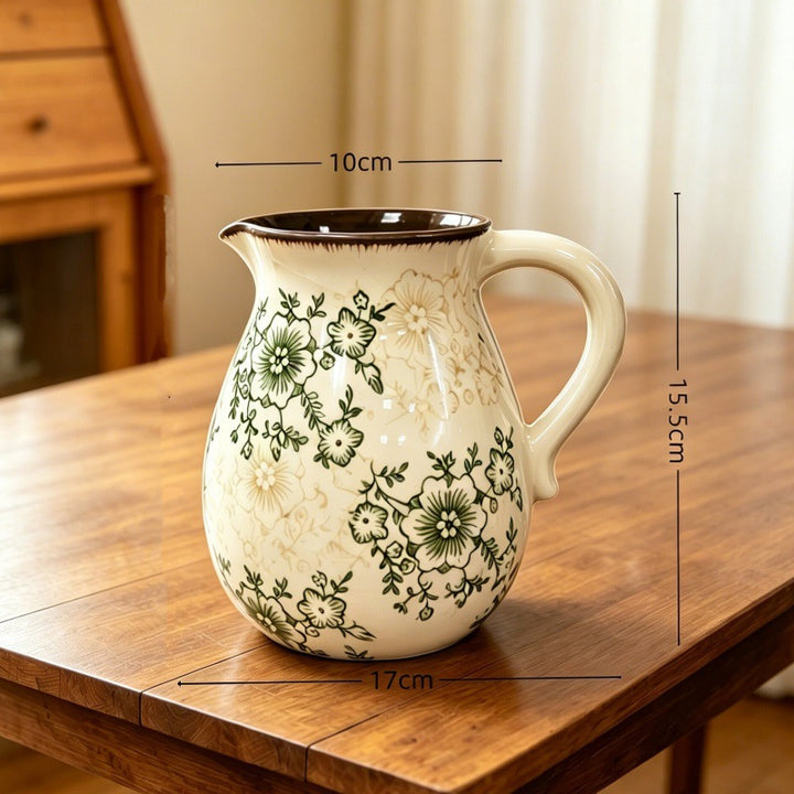 Exquisite blue and white porcelain vase ornament