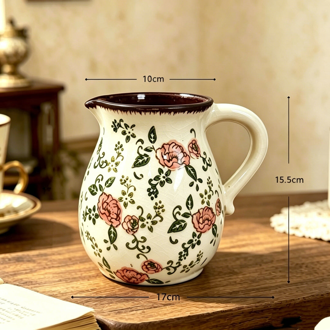 Exquisite blue and white porcelain vase ornament