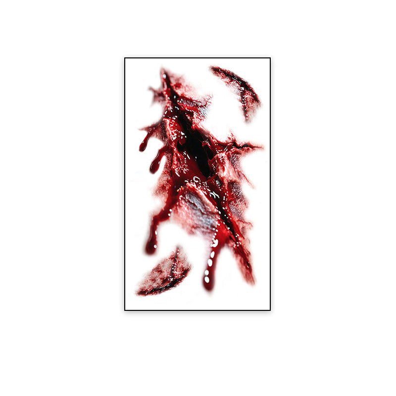 Realistic Horror Scar Temporary Tattoos