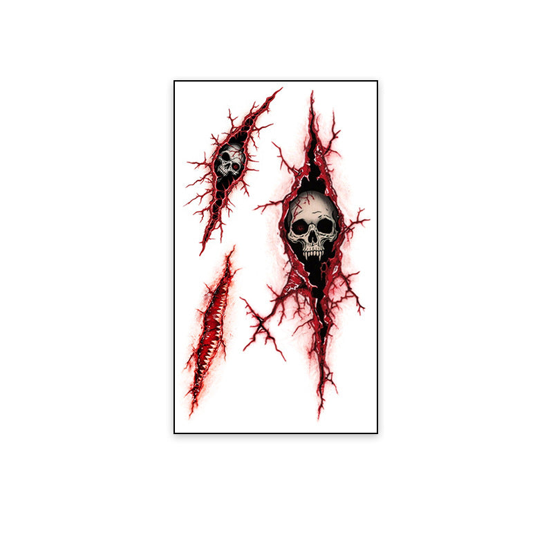 Realistic Horror Scar Temporary Tattoos