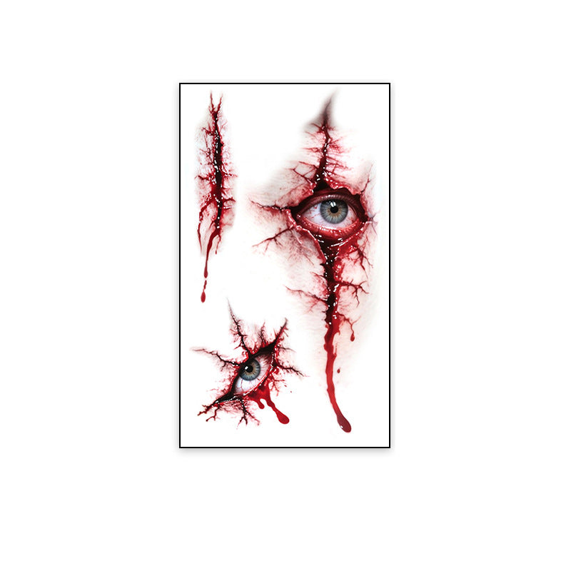 Realistic Horror Scar Temporary Tattoos