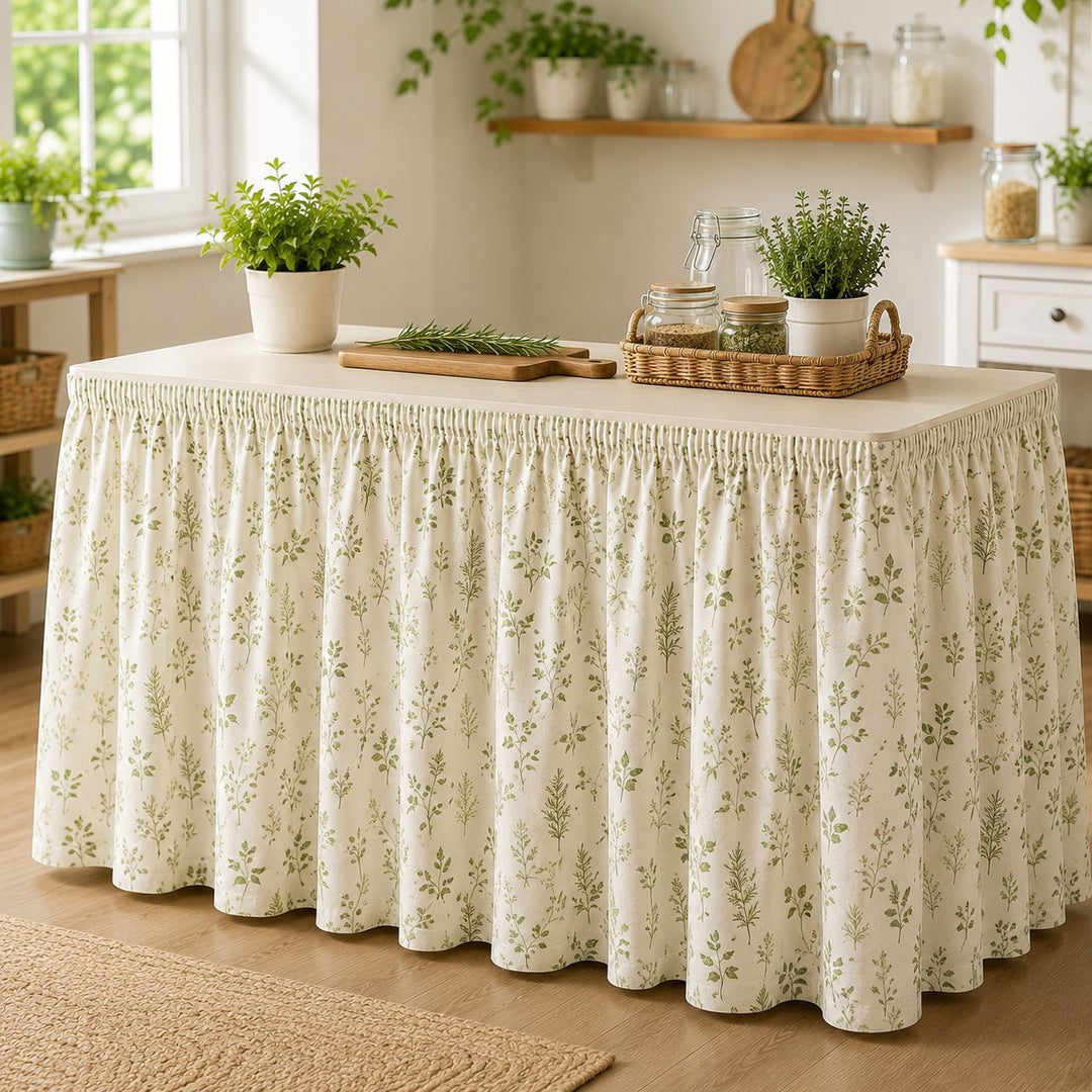 New fruit and floral print table skirt