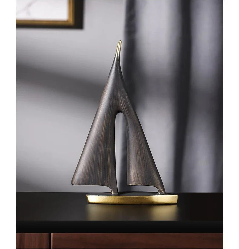 Winds of Serenity Resin Sailboat Decor