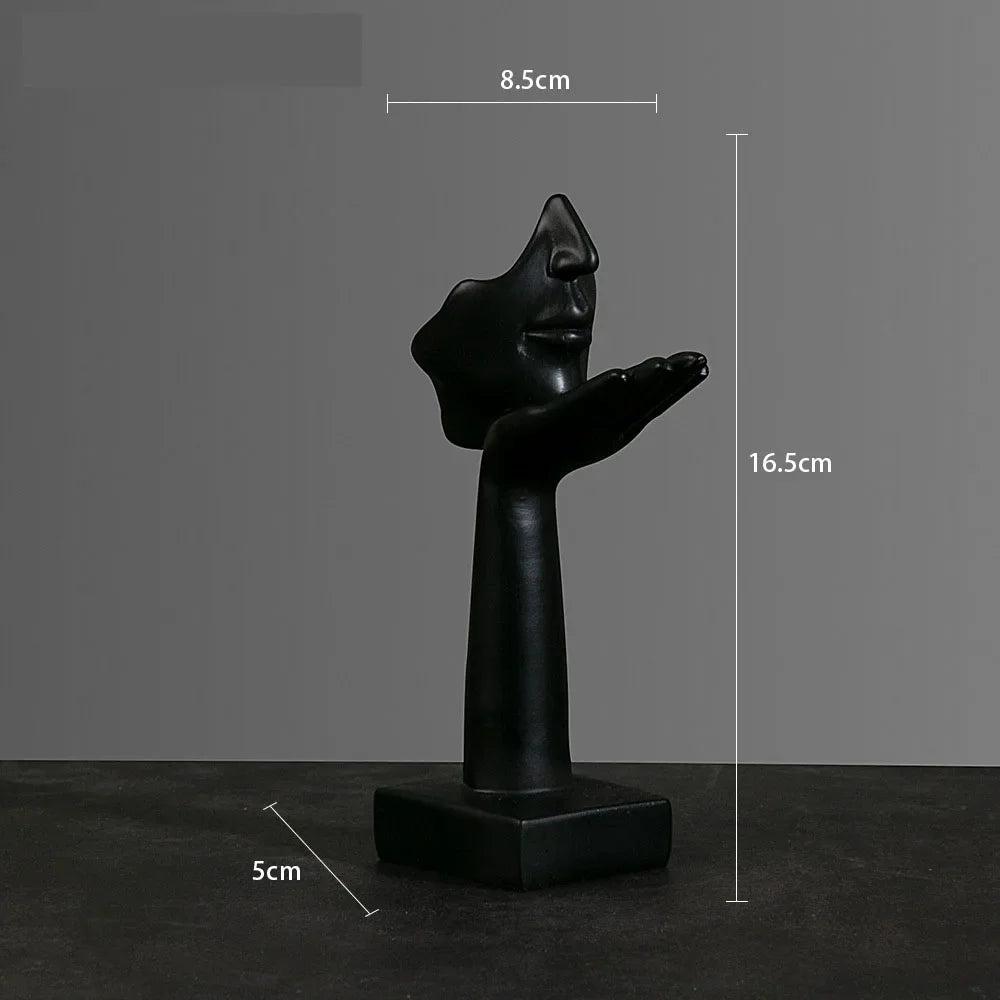 Abstract Face Sculpture