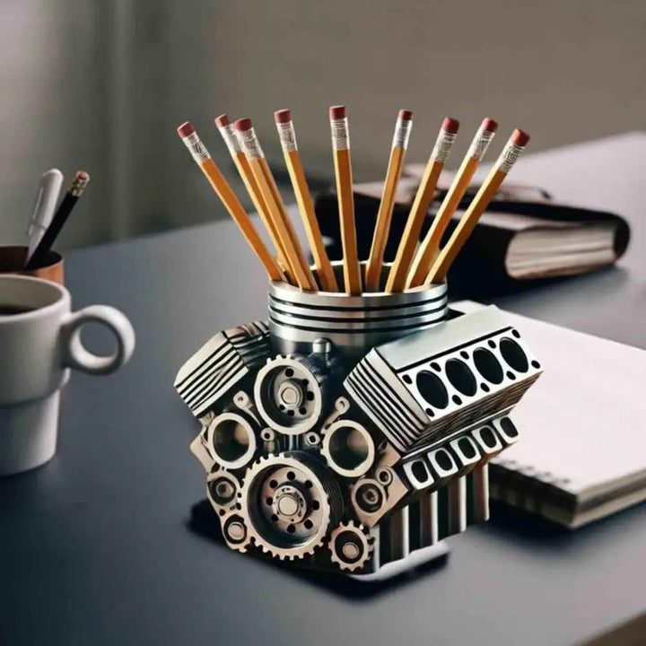 HorsepowerV8 Engine Desk Organizer