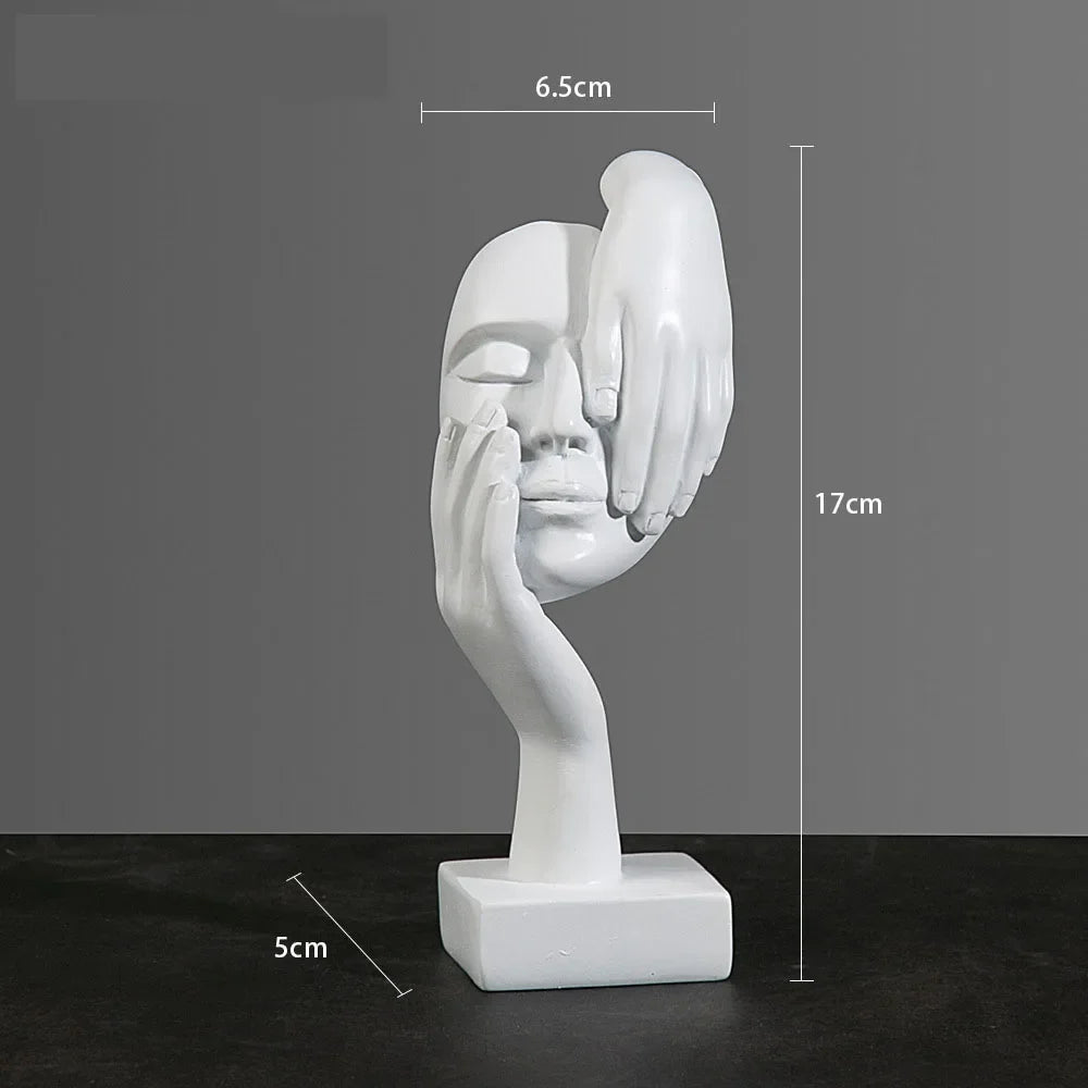 Abstract Face Sculpture