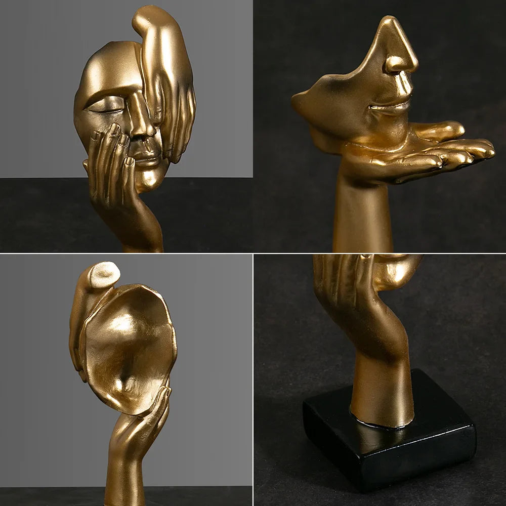 Abstract Face Sculpture