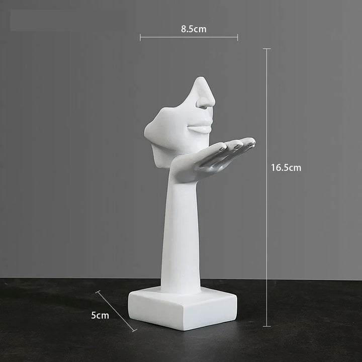Abstract Face Sculpture