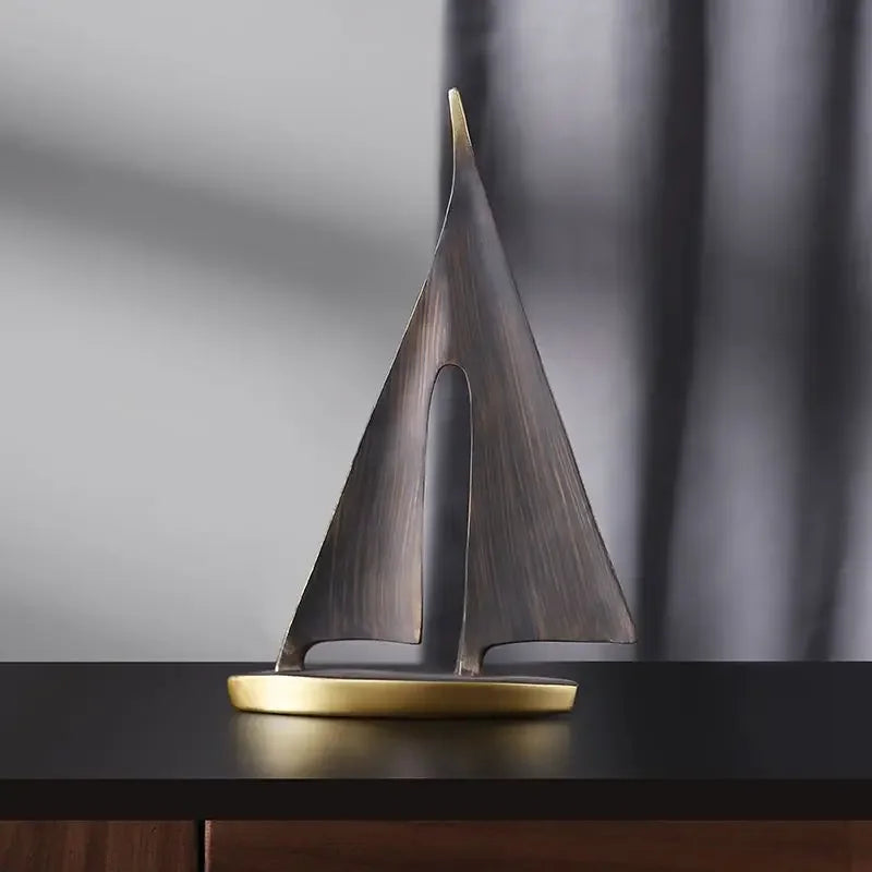 Winds of Serenity Resin Sailboat Decor