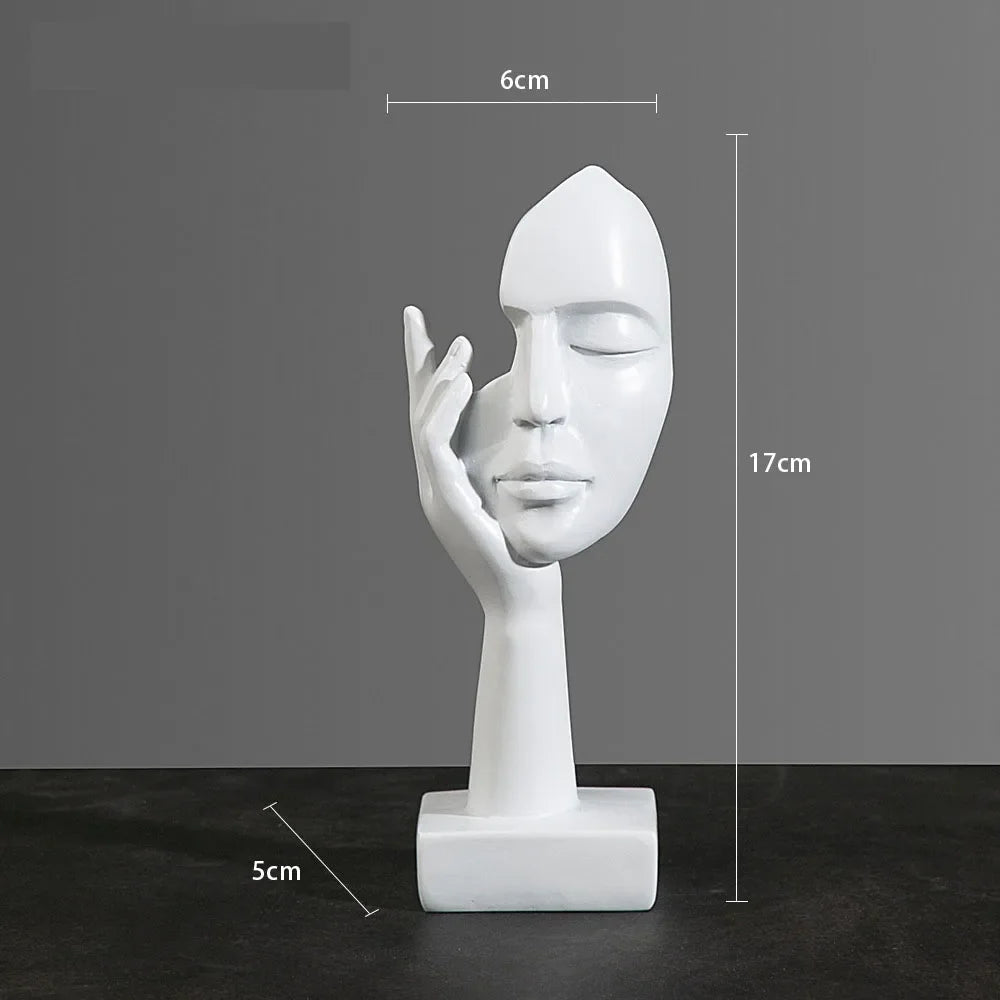 Abstract Face Sculpture