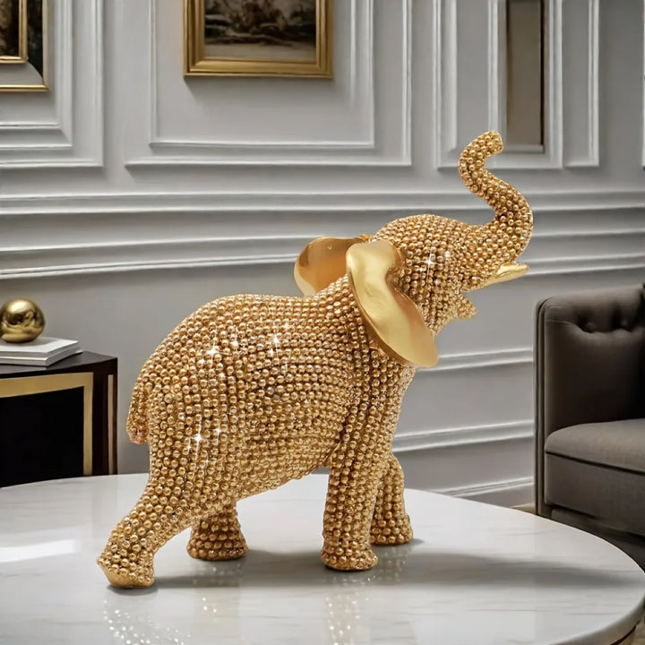 Textured Elephant Figurine
