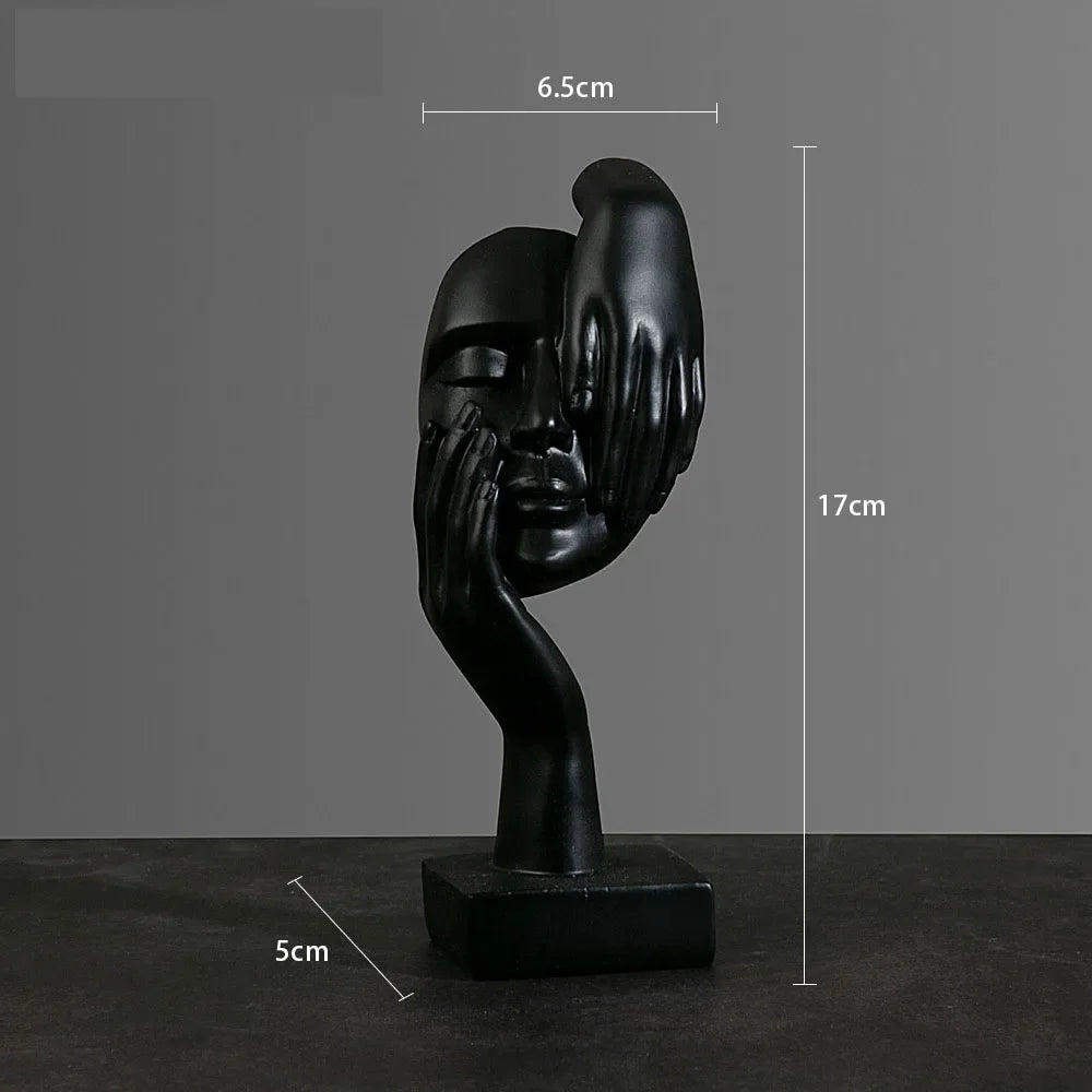 Abstract Face Sculpture