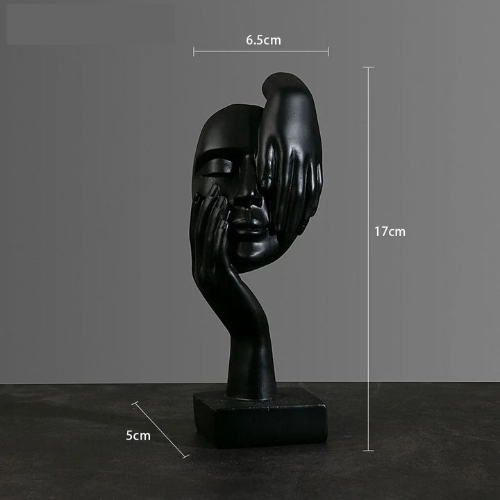 Abstract Face Sculpture