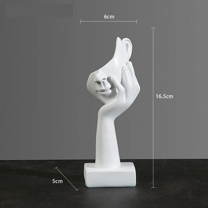 Abstract Face Sculpture