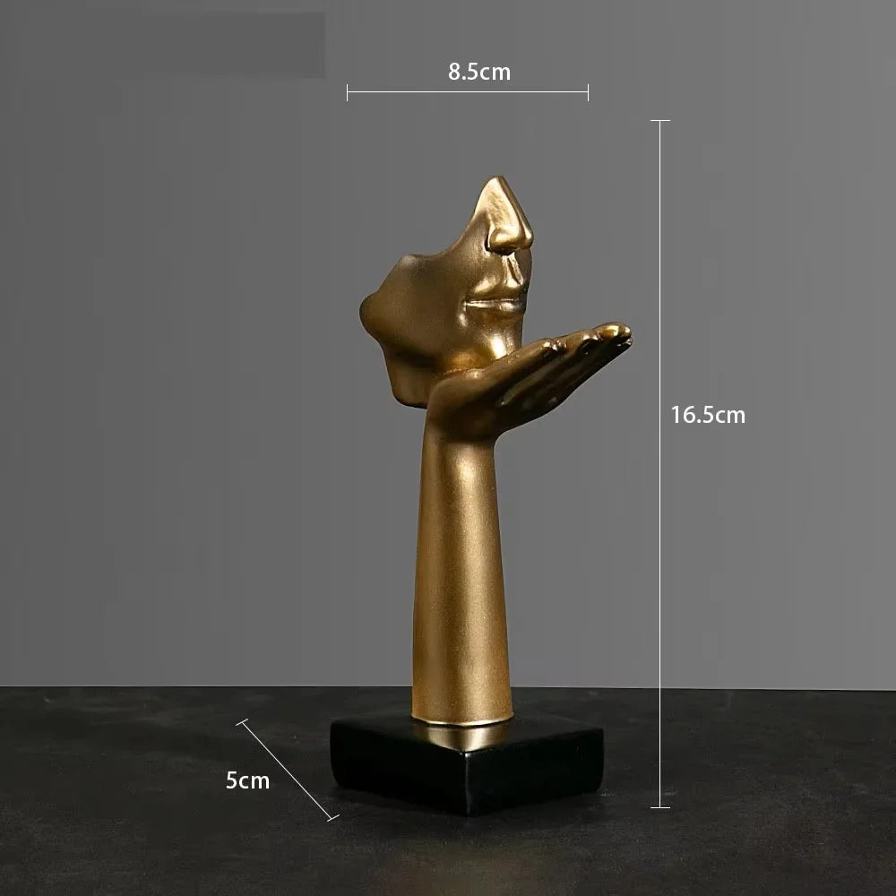 Abstract Face Sculpture