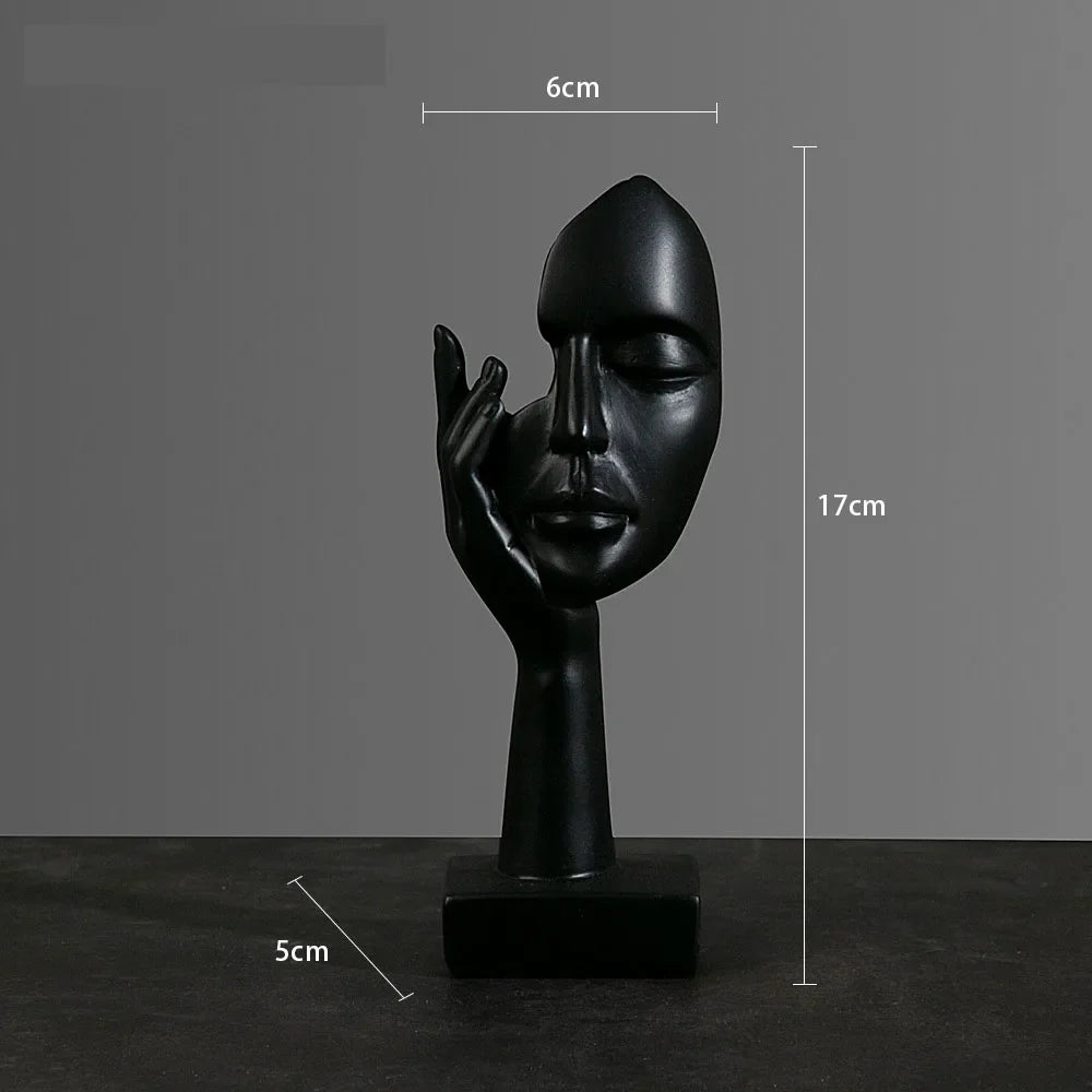 Abstract Face Sculpture