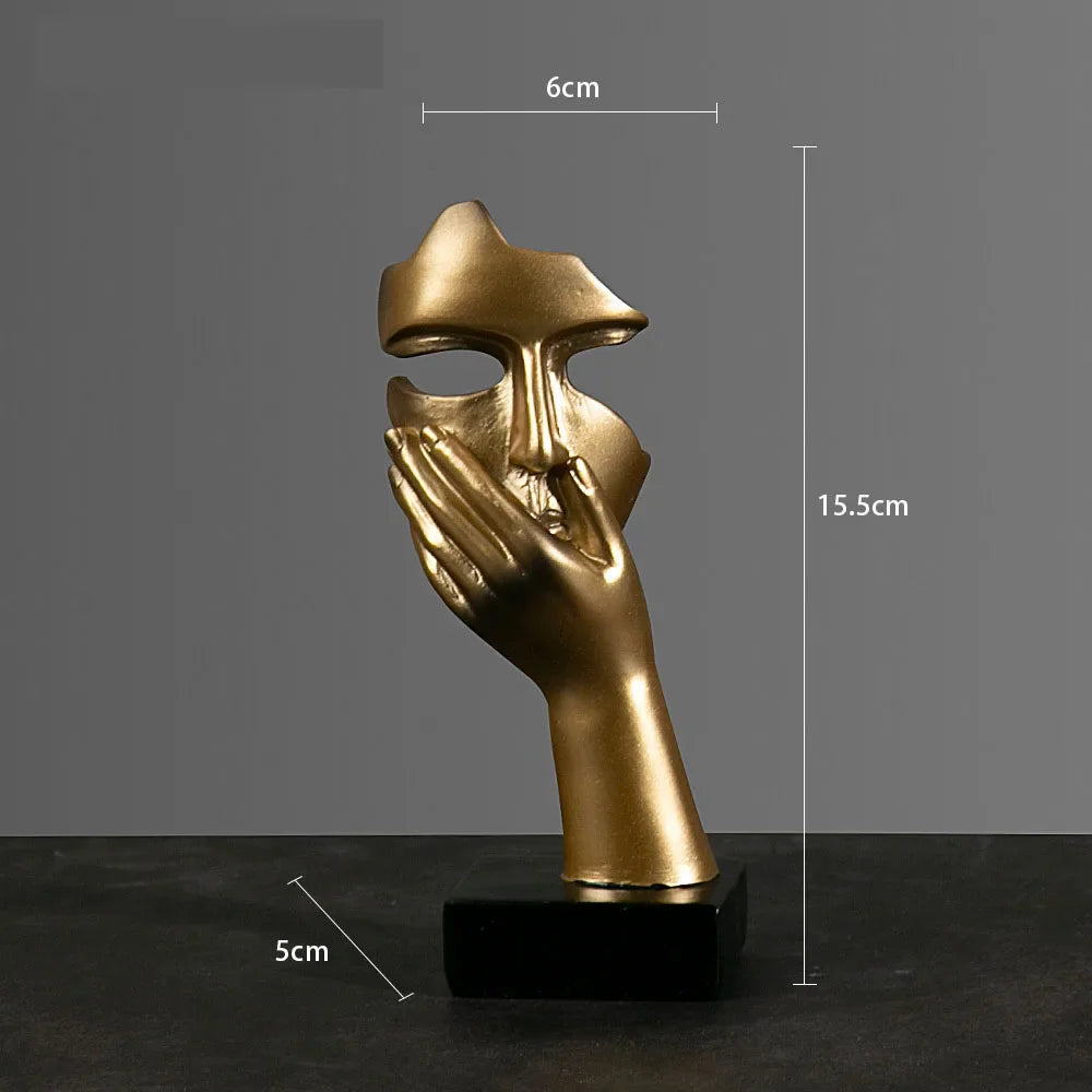 Abstract Face Sculpture