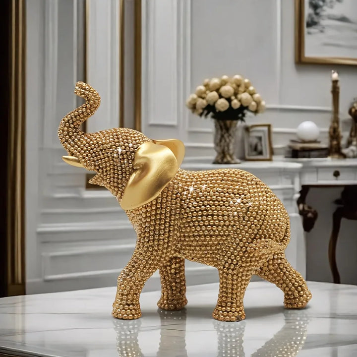 Textured Elephant Figurine