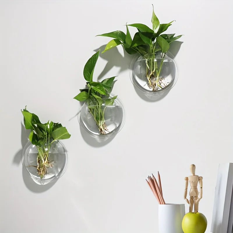 Wall-mounted flower pots
