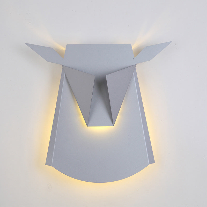 Decorative LED Bull-Head Wall Lamp