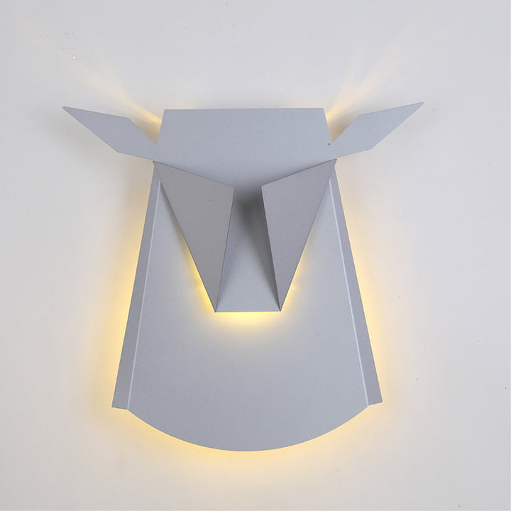 Decorative LED Bull-Head Wall Lamp