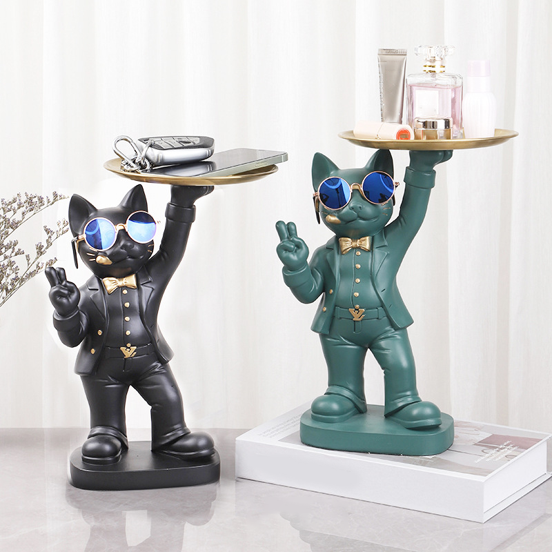 Cool Cat Sculpture Decor
