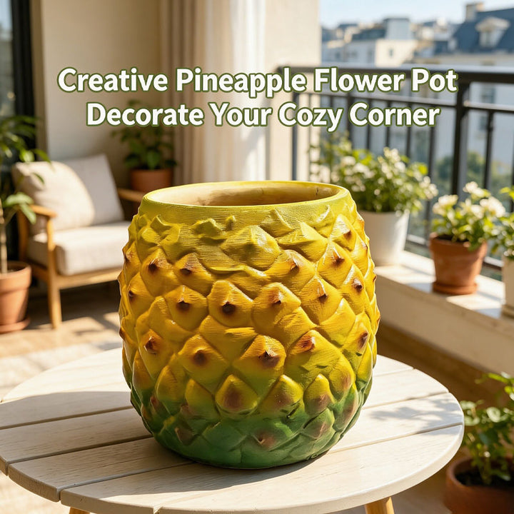 Creative Wide-Mouth Pineapple-Shaped Succulent Planter