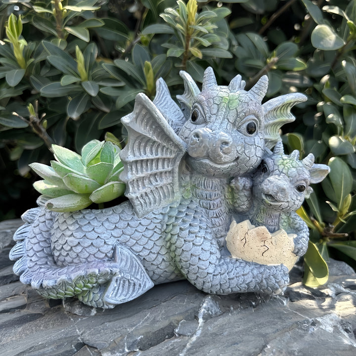 Fun Dinosaur Resin Planter