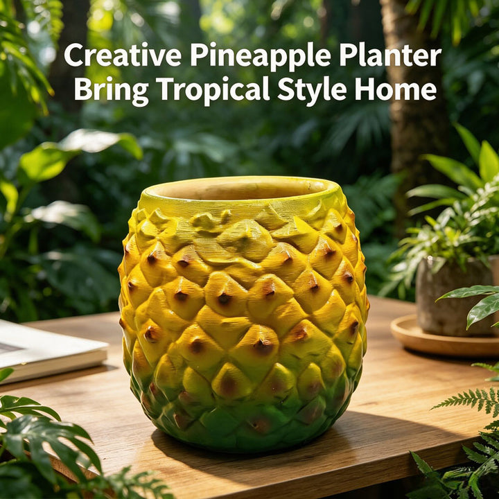 Creative Wide-Mouth Pineapple-Shaped Succulent Planter