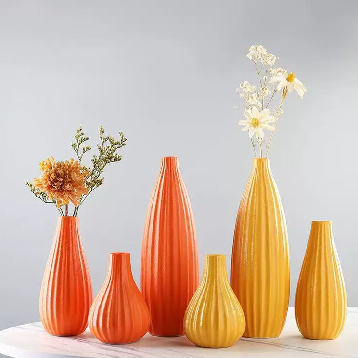 Best-selling minimalist 3-piece ceramic vase set (multi-color)