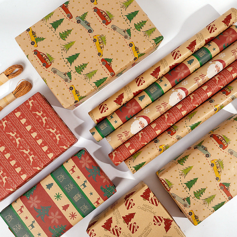 Christmas gift wrapping paper