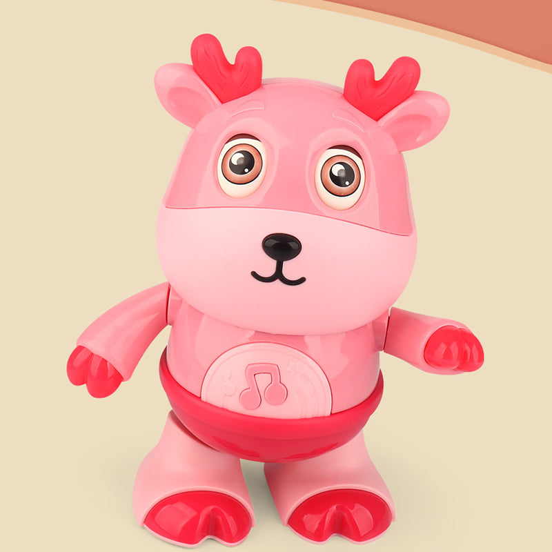 Cute electric dancing calf robot toy