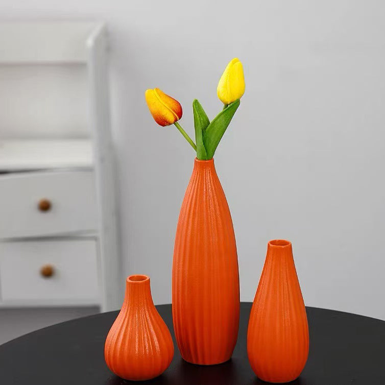 Best-selling minimalist 3-piece ceramic vase set (multi-color)