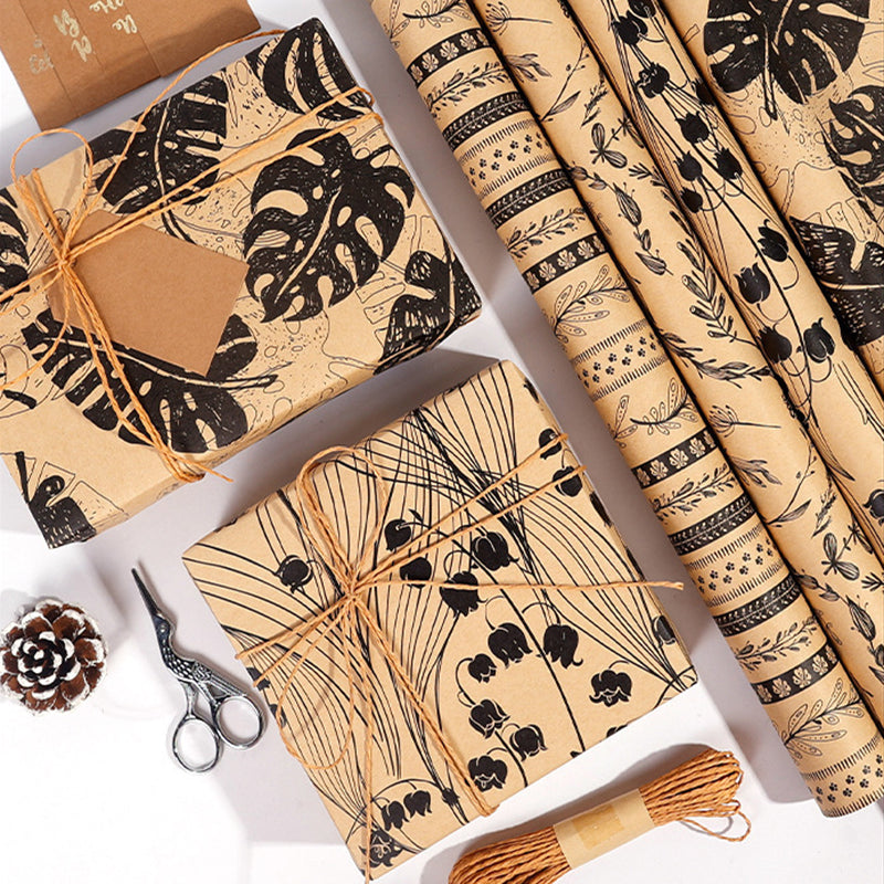 Minimalist and versatile gift wrapping paper