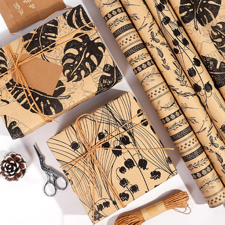 Minimalist and versatile gift wrapping paper