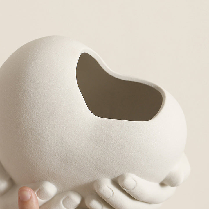 "Guardian of Love" Ceramic Vase