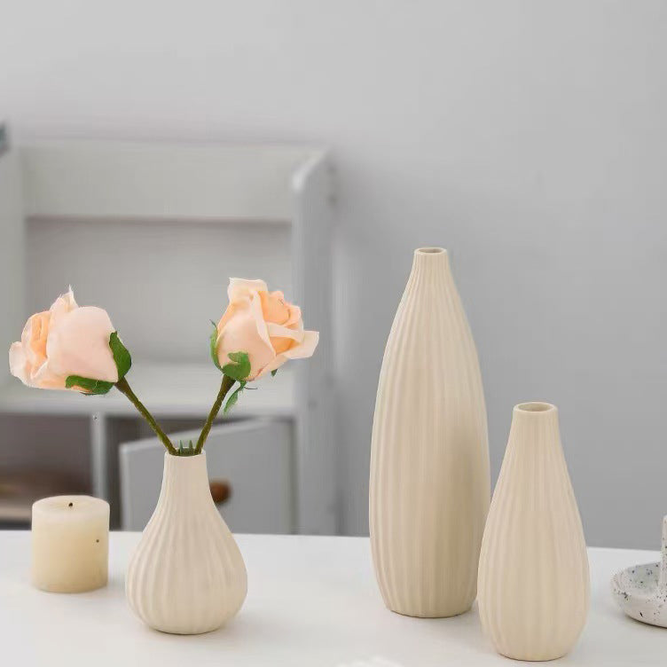 Best-selling minimalist 3-piece ceramic vase set (multi-color)