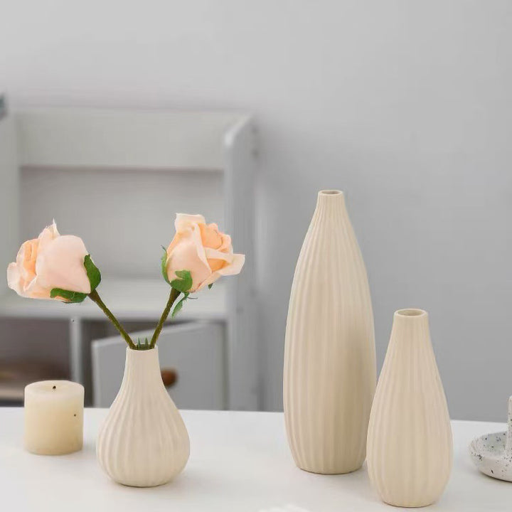 Best-selling minimalist 3-piece ceramic vase set (multi-color)