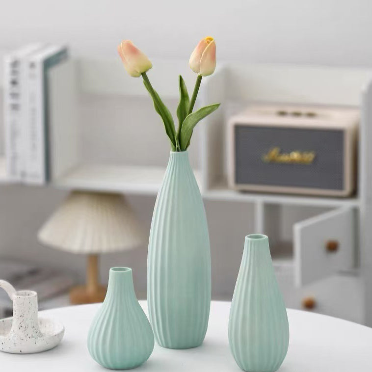 Best-selling minimalist 3-piece ceramic vase set (multi-color)