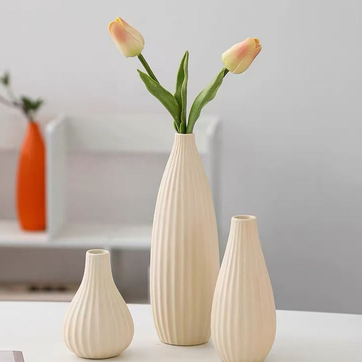 Best-selling minimalist 3-piece ceramic vase set (multi-color)