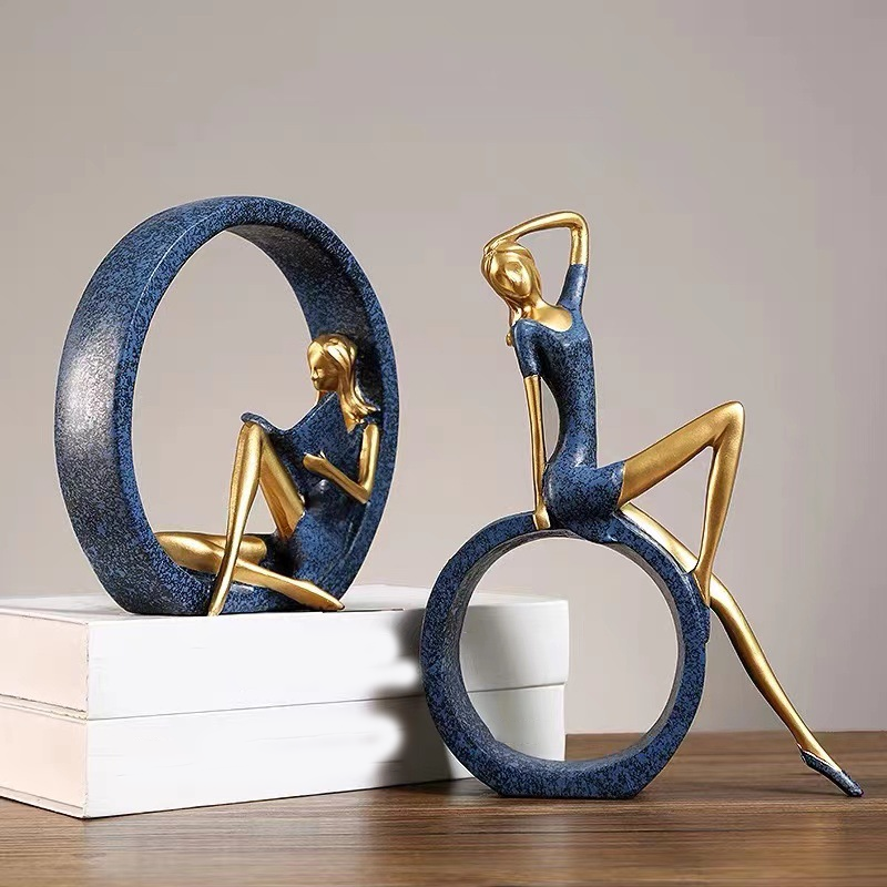 A Yoga Girl Reading