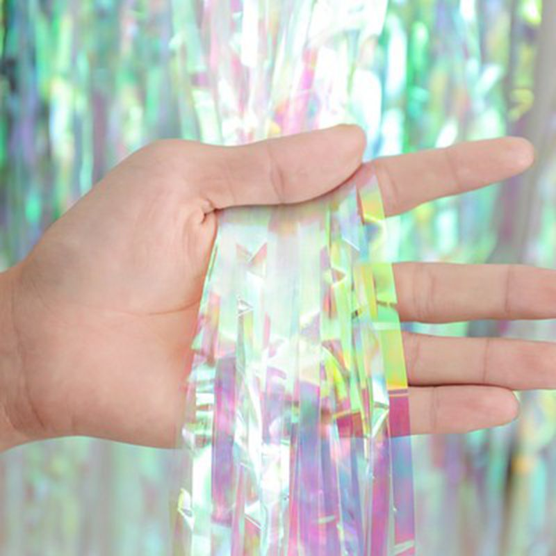 Starlight Rainbow Tinsel Curtain (The Top Choice for Festive Parties)