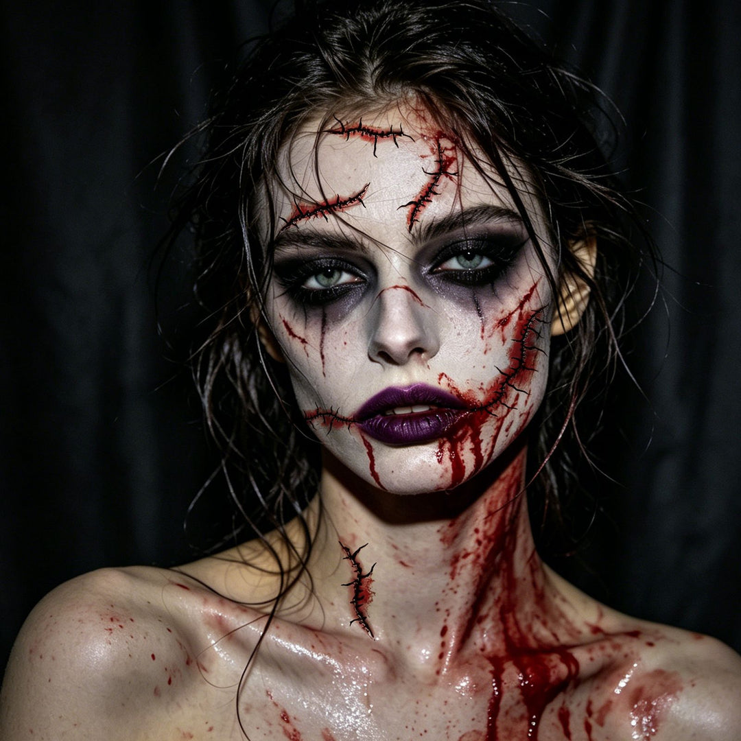 Realistic Horror Scar Temporary Tattoos