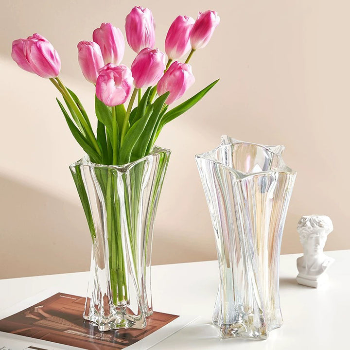 A high-quality, thickened vase that embodies a unique, niche aesthetic.
