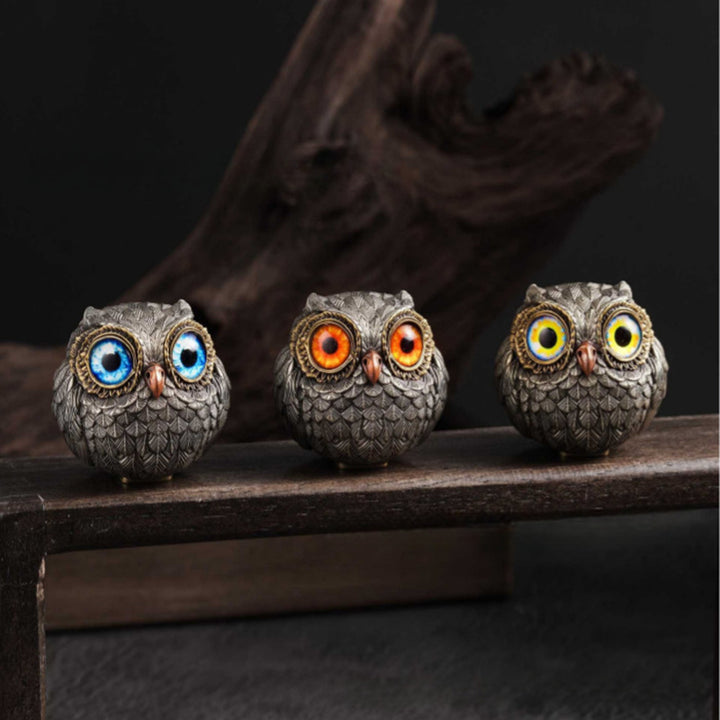 New Cute and Fun Owl Resin Ornament