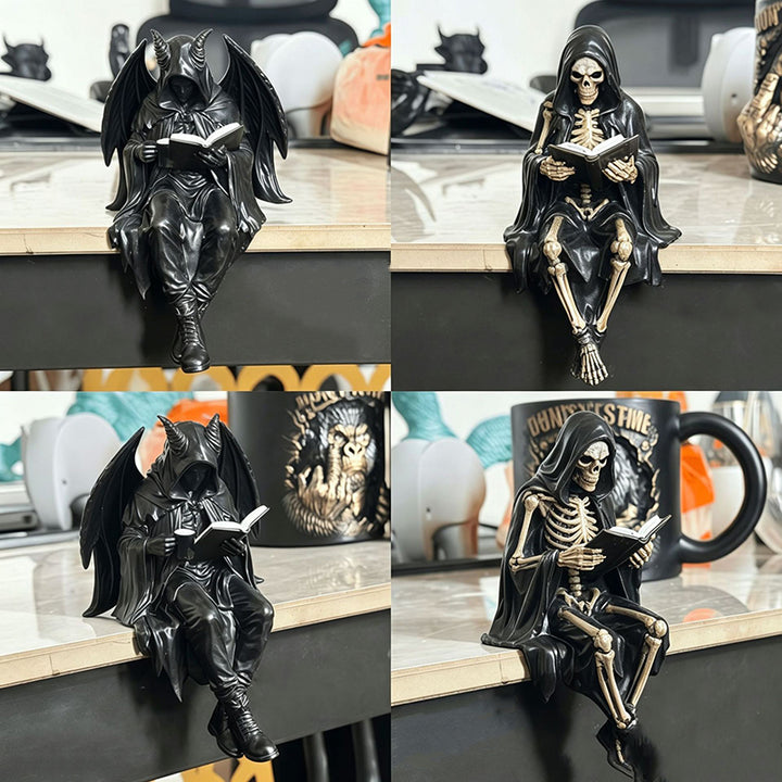 Cloaked Skeleton Resin Ornament